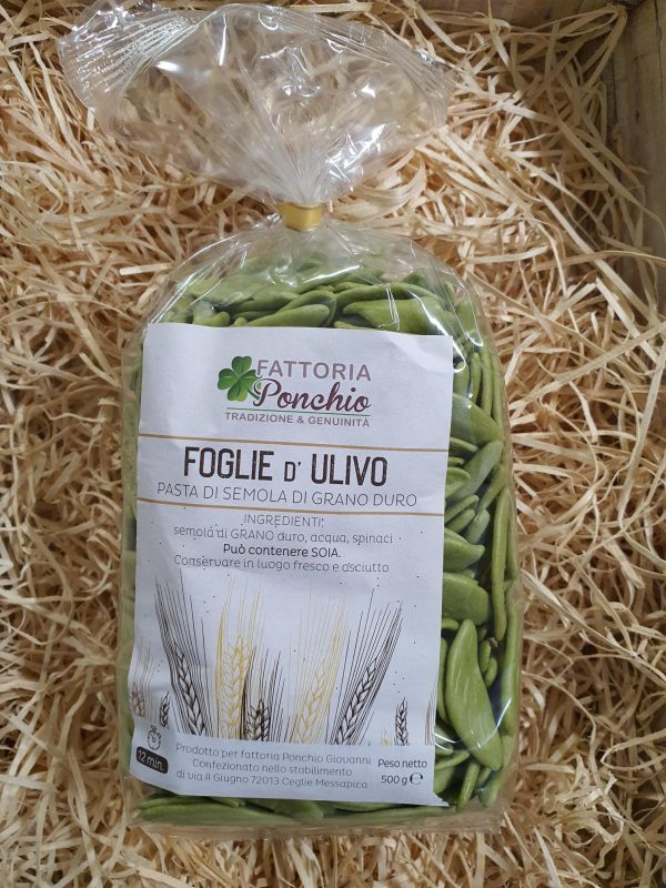 PONCHIO - PASTA - FOGLIE DI OLIVO  500g