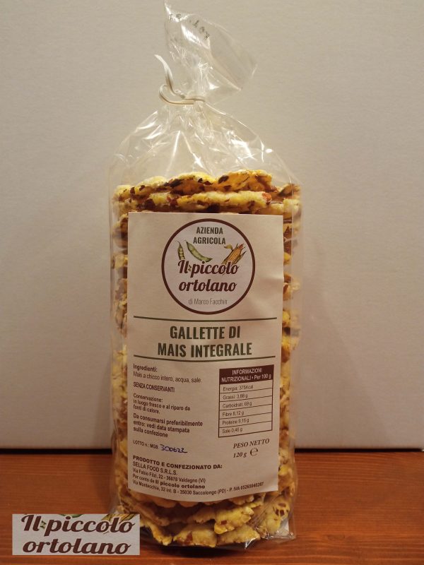 FACCHIN - GALLETTE DI MAIS INTEGRALE 120 G