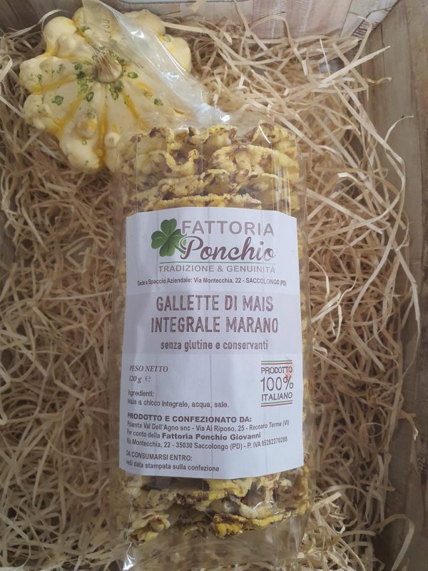 PONCHIO - GALLETTE DI MAIS INTEGALE MARANO 120g