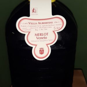 VILLAALBERTINI - VINO MERLOT  5 litri